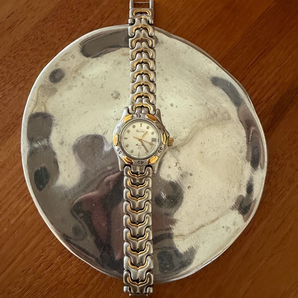 Bulova Two-Tone Women's Watch - Silver and Gold vintage